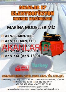 elektrofüzyon kaynak makinası